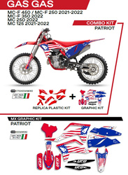 Komplet plastików plukomplet naklejek (oklein) gagamc 125 '21-'22