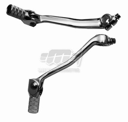 Dźwignia zmiany biegów kawasaki kxf 450 16-20 (aluminiowa) kolor srebrny, końcówka stalowa