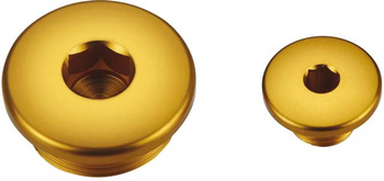 Accel korki inspekcyjne silnika suzuki / kawasaki kx 250f '10-'12 kolor złoty