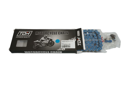 TDH ŁAŃCUCH NAPĘDOWY 520UX-118 (118 OGNIW) X-RIDO 750CCM (DO 60KM) KOLOR NIEBIESKI (520/118)