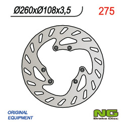 Tarcza hamulcowa przód peugeot xps 50 sm (260x108x3,5)