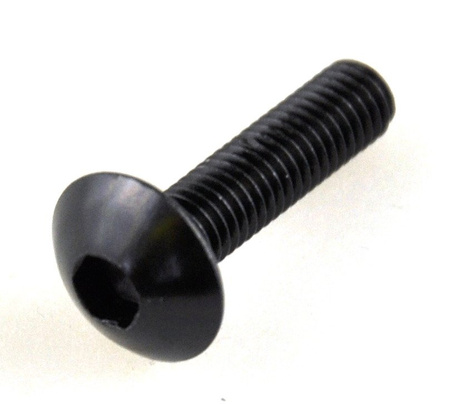 Śruba owiewki aluminiowa 5X20 czarna