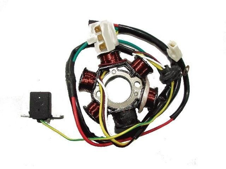 Stator iskrownik 6 cewek skuter Peugeot Vivacity