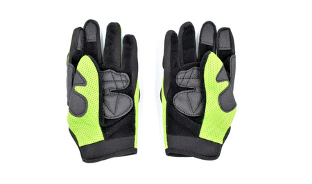 Rękawice Motocyklowe Enduro Cross Quad Moto V-01k Zielone S Dziecięce Rkw0000009