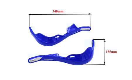 Handbary Power Force - Niebieskie Osłony Rąk, Dłoni Enduro Cross Quad- Atv Gy6107812-C