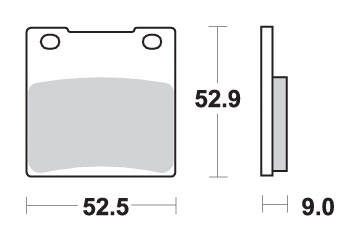 Hamulcowe kh63 / kh161 street excel/racing ng sinter kolor złoty