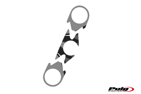 Radikal osłona półki kierownicy puig do kawasaki zx-6r 07-08 szary