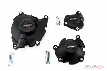 Pokrywy Dekli Silnika Puig Do Yamaha Mt-10 16-21 Czarne