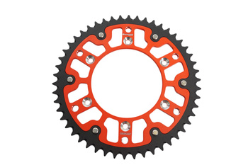 ZĘBATKA TYLNA DUAL RI/ STEALTH (STALOWO-ALUMINIOWA) 289 49 (28949) HONDA CR / CRF '83-'25, BETA RR '13-'25 KOLOR CZERWONY (JTR210.49) (ŁAŃC.520)