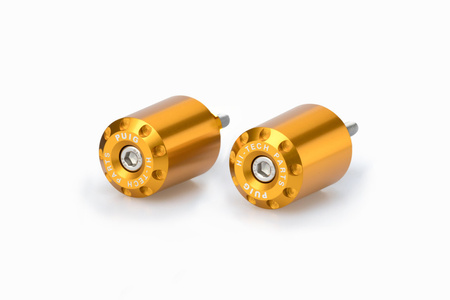 Ciężarki / końcówki kierownicy długie puig do kawasaki z650 17-22 złote