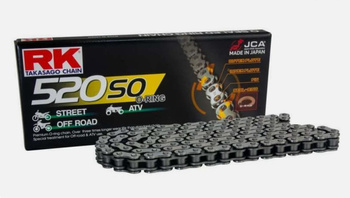 ŁAŃCUCH NAPĘDOWY 520SO-116 (O-RING) ZAKUWKA (CLF) W ZESTAWIE KOLOR STANDARD (POJEMNOŚĆ: DO 400 CCM) (30,5 KN)