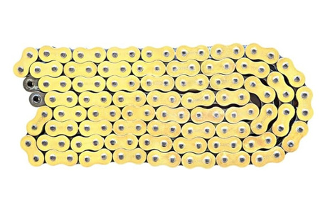 ŁAŃCUCH NAPĘDOWY 420RH2 (132 OGNIW) MOTOCROSS DO 85 CCM ZŁOTY (124RH2/013) (BEZ ORINGÓW)