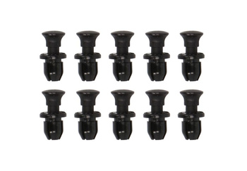 Kołki montażowe do plastików (głębokość 9,8mm, gr. 7,6mm, szer. główki 10,8mm, dł. całk. 18,3mm) (10 szt.) (oem honda 91549-mw0-790-za; 91549-p1e-003, suzuki 09409-08330; 09409-08329) (made in japan)
