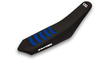 Pokrowiec/poszycie na siedzenie sherco se/sef '13-'16 double grip 3, kolor czarny/niebieski