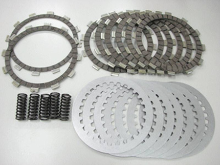 tarcze, przekładki i sprężyny sprzęgłowe (komplet) yamaha xt600 86-03, xtz660 91-97, tt600, yfm660 raptor 01-05 (ebs2297) (ebs014)