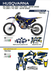 Komplet plastików plukomplet naklejek (oklein) husqvarna tc 125/250 '19-'22