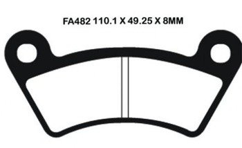 KLOCKI HAMULCOWE EBC FA482R