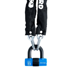 ŁAŃCUCH ZABEZPIECZENIE ANTYKRADZIEŻOWE Z KŁÓDKĄ CHAIN 10, 10mm x 1400mm (ZAMKNIĘCIE NA KLUCZ)