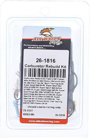 Zestaw naprawczy gaźnika polaris 550 classic 04-05, 550 pro x fan 04, sport touri03-04, super sport 550 04-05, super sport edge 550 04, trai