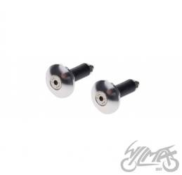 Końcówka kierownicy srebrna