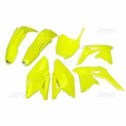 Komplet plastików suzuki rmz 450 '08-17 kolor żółty fluo (su417dflu)