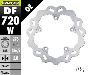 TARCZA HAMULCOWA TYŁ BMW R 1200GS ADVENTURE '13-; R 1200GS/R/RS/RT '13-; 1250GS ADVENTURE '19-; R1250 GS/R/RS/RT '19 (WAVE DISC) (276X136,5X5MM)