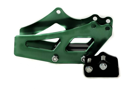 Prowadnica łańcucha kpl. kawasaki kxf 450 '19-20 kolor zielony (aluminiowa)