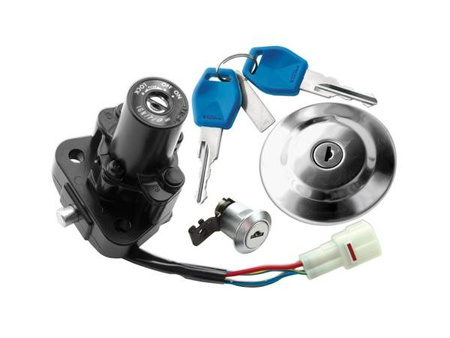 stacyjka yamaha ybr 250 (07-) + korek+ zamek (12740) ()