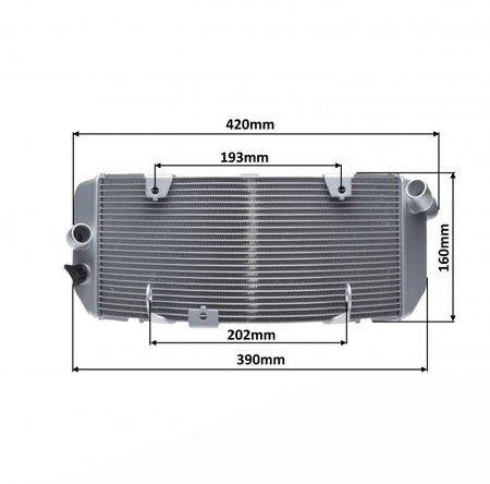 Chłodnica cieczy skuter Yamaha T-Max 530 2012-2016