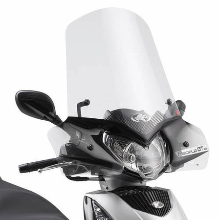 Szyba kymco people gti 125-300 (10-18) 53 x 72 przezroczysta - potrzebne mocowanie a443ak