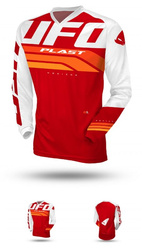 KOSZULKA HORIZON JERSEY CROSS KOLOR CZERWONY/BIAŁY ROZMIAR M - KOLEKCJA 2024