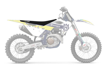 pokrowiec/poszycie na siedzenie husqvarna fc/tc 125/250/350/450 '23 zebra (zastępuje 1626z)