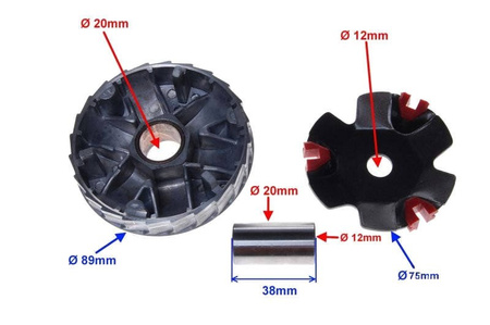 Waritor do skutera Honda Dio 50 Inne