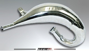 DEP PIPES DYFUZOR/KOMORA/TUBA REZONANSOWA NIKLOWANA (FRONT EXHAUST PIPE NICKEL): KAWASAKI KX125 '04-'19