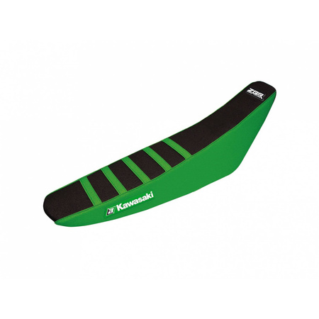 Pokrowiec/poszycie na siedzenie kawasaki kxf 250 '21-'23, kxf 450 '19-'23, zebra, kolor zielony/czarny