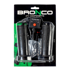 Manetki podgrzewane atv + podgrzewacz kciuka - czarny sterownik (el)