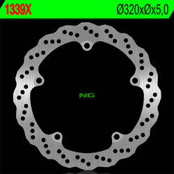 Tarcza hamulcowa przód honda cb 650f '14-'15, ctx 700 '13-'17 (320x5) (5x10mm) wave