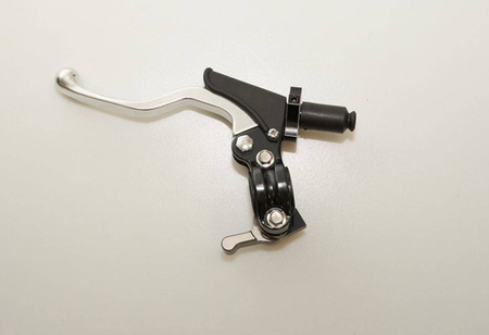 uchwyt dźwigni sprzęgła kompletny + hot start uniwersalny kolor czarny (cl-06bk) - promocja