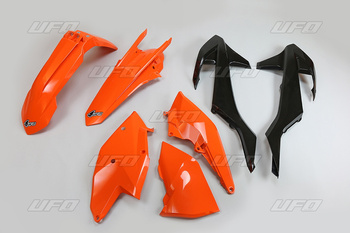 Komplet plastików ktm exc '17-'19, kolor oem '17 i '19 (pomarańczowy/czarny) (kt518e999)