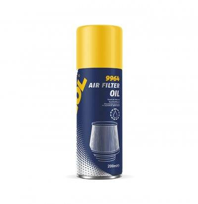 Mannol air filter oil płyn (olej) do nasączania filtrów powietrza w spray'u 200ml (9964) (24)