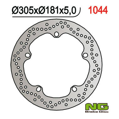 Tarcza hamulcowa przód bmw r 850gs '99-'07/1100gs '94-'01/1150/1200gs '04-'18, f750 gs '18-'20, f850 gs '19-'20 (305x181x4,8)