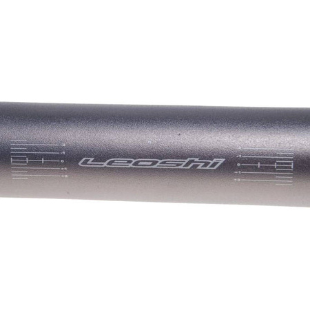 Kierownica enduro 28,5 mm aluminiowa titanium Leoshi