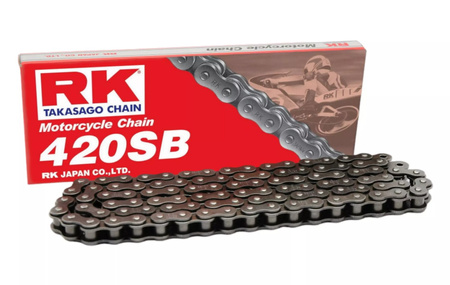 ŁAŃCUCH NAPĘDOWY 420SB-120 ZAPINKA (CL) W ZESTAWIE KOLOR STANDARD (POJEMNOŚĆ: DO 125 CCM) (18,5 KN)