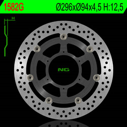 Tarcza hamulcowa przód honda cbr 600f 01-07 (abs) środaluminiowy (296x94x4,5mm) (6x6,5mm)