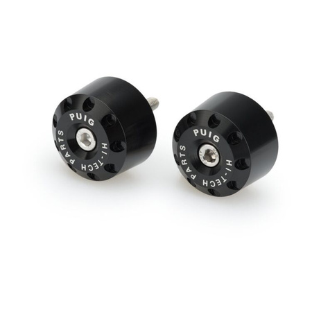Ciężarki / końcówki kierownicy krótkie puig do aprilia rs 660 21-22 czarne