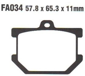 Klocki hamulcowe kh34 Yamaha XV 1000 Yamaha SR 500 Yamaha XJ 650 Yamaha XS 400