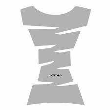 Tankpad vinyl jagged naklejka na zbiornik kolor srebrny