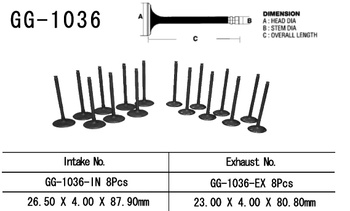 ZAWÓR SSĄCY HONDA CBR 600 F4 '99-06' (OEM: 14711-MBW-000) (1SZT.) (MADE IN JAPAN)