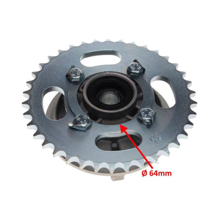 Zębatka tył 38Z 428 do Shineray Xy125-10D kpl