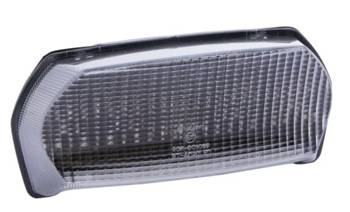 lampa tył kawasaki gpz 1100 '95-'98, zx7r '96-'02, zx7rr '96-'99 (białe szkło/homolagacja)